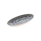 Extra Large Hand Made Oval Dish, Rainbow