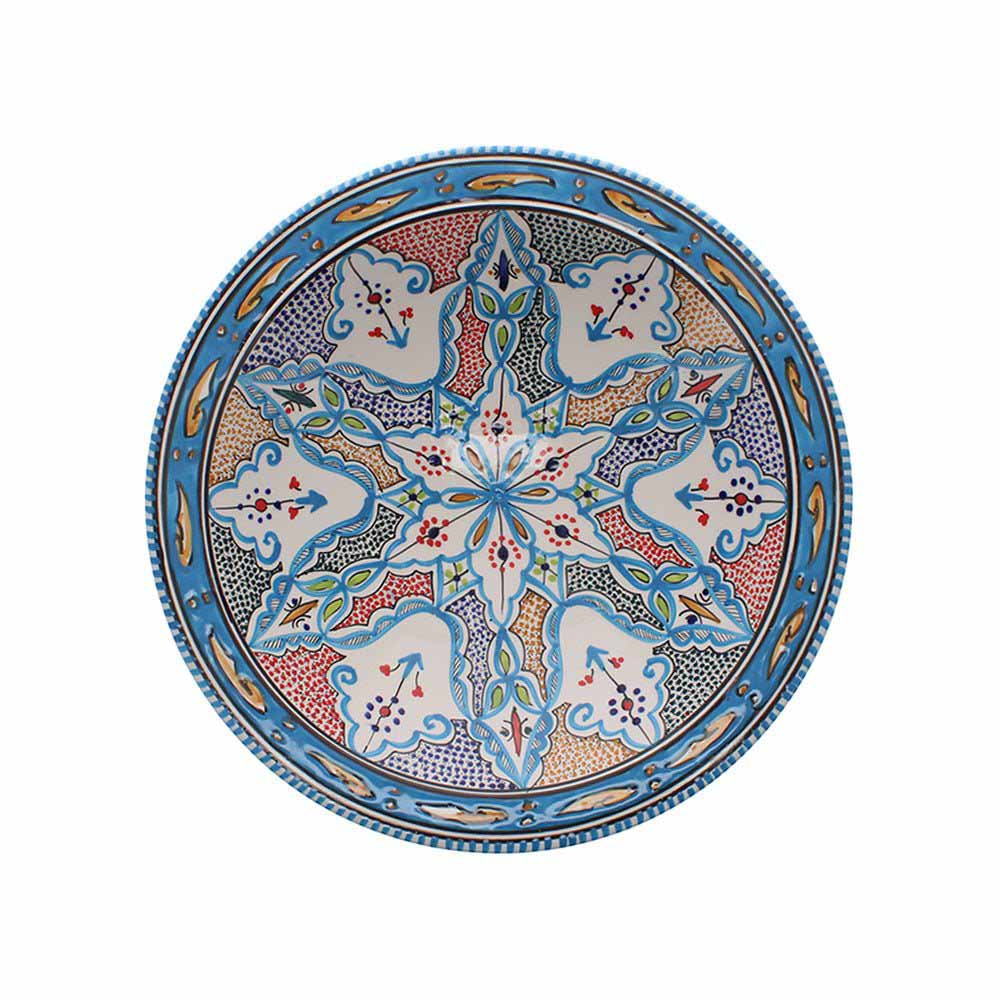 Extra Large Hand Made Serving Bowl, Aquamarine