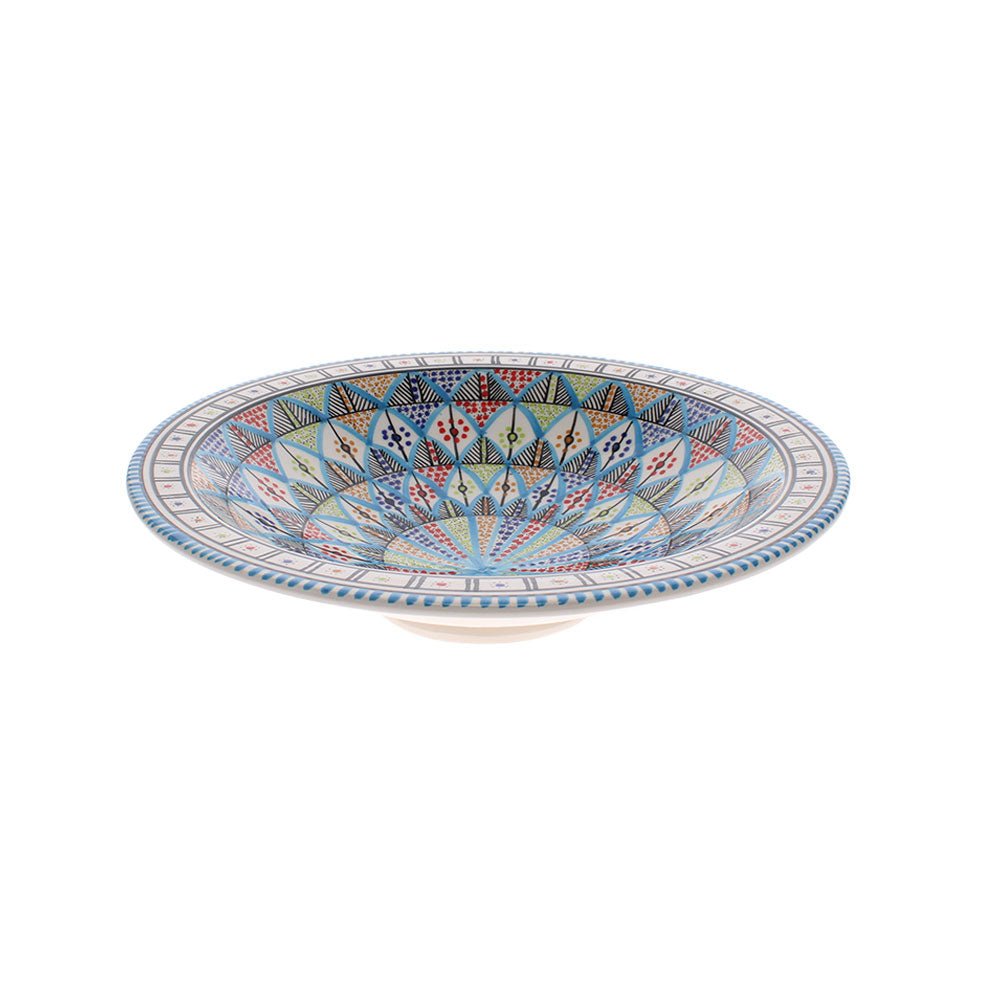 Extra Large Hand Made Serving Bowl, Rainbow - Angela Reed - 