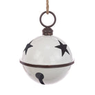 Extra Large White Metal Bell