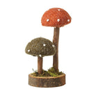 Fabric Mushroom On Log