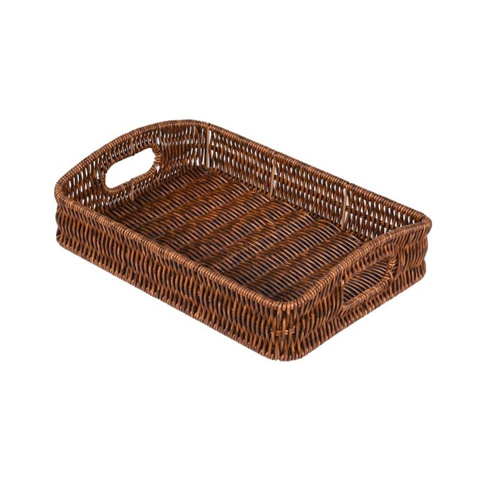 Faux Rattan Tray Large,Medium,Small