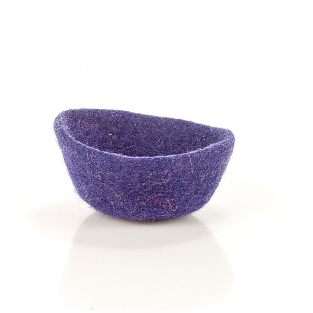 Felt Colourful Trinket Dish, Assorted