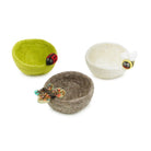 Felt Garden Bugs Trinket Dish Bee,Ladybird,Butterfly