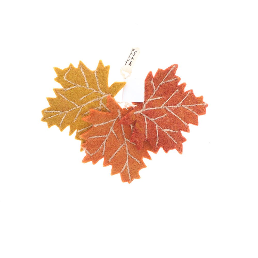 Felt Maple Leaves Bunch - Angela Reed - 