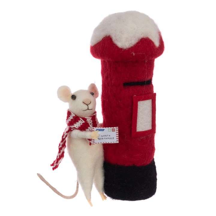 Felt Mouse with Postbox
