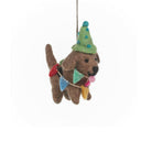 Felt Party Pooch Hanging Decoration