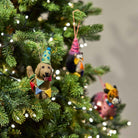 Felt Party Pooch Hanging Decoration