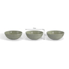 Fiskardo Nibble Bowls, Set of 3 in Clay