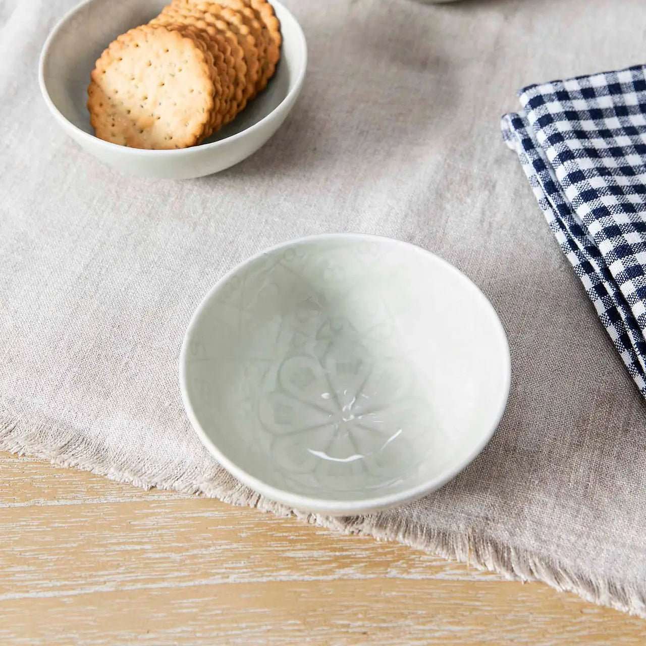 Fiskardo Nibble Bowls, Set of 3 in Clay