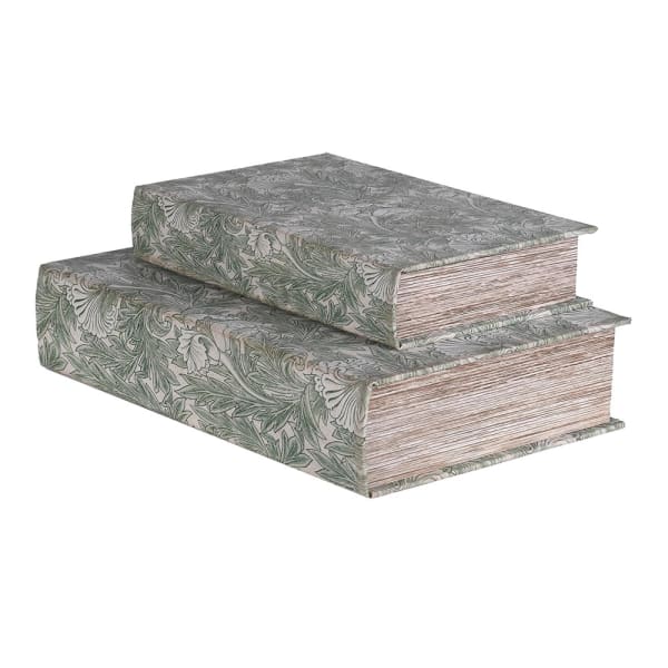 Floral Book Boxes, set of 2