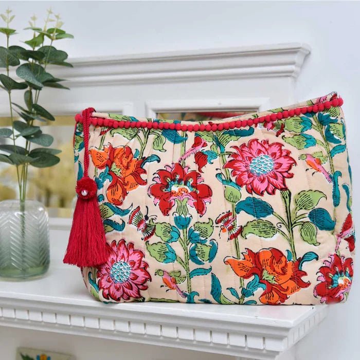 Floral Garden Wash Bag