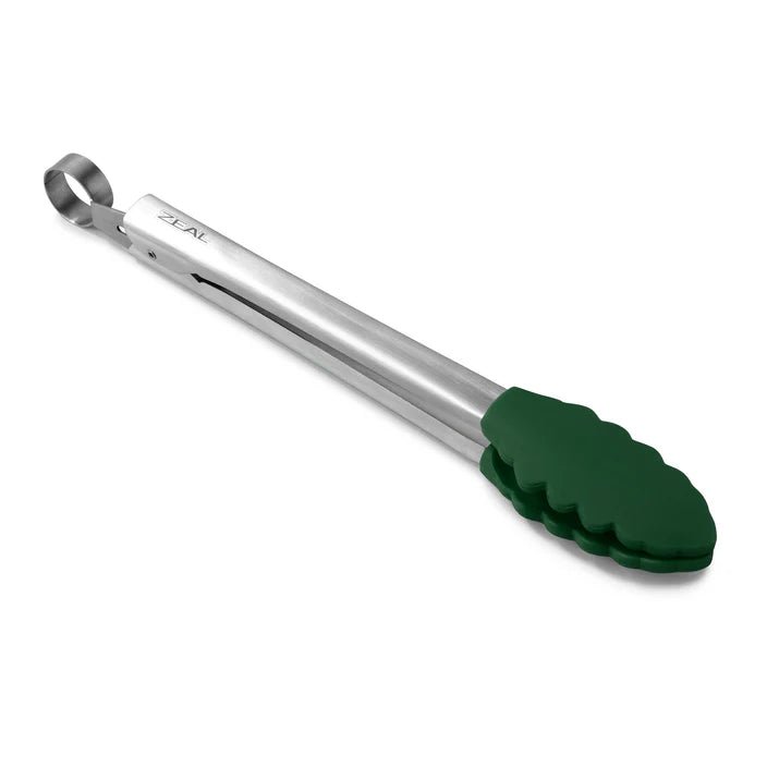 Forest Green Silicone Cook’s Tongs, 25cm