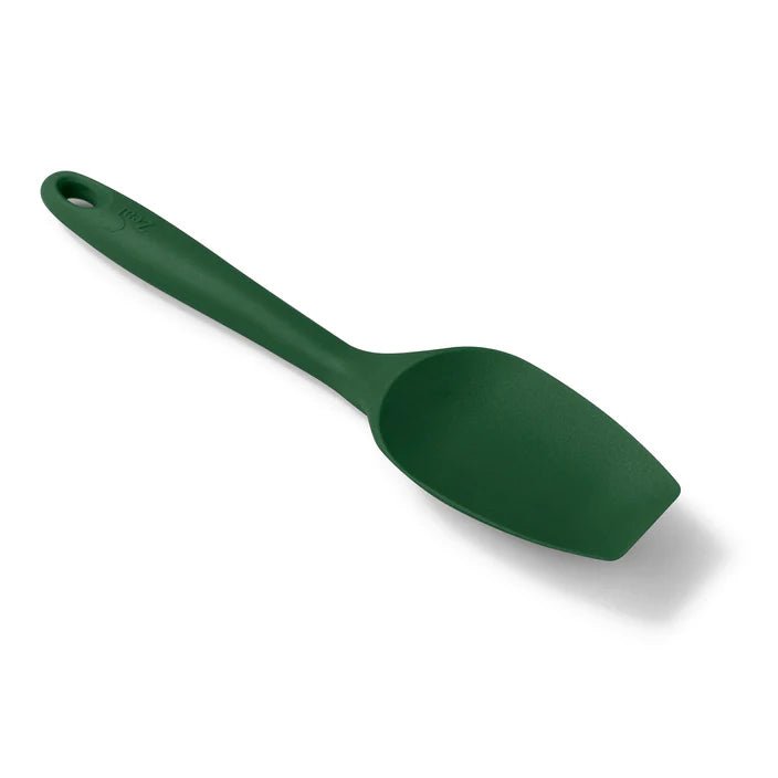 Forest Green Silicone Spatula Spoon, Large