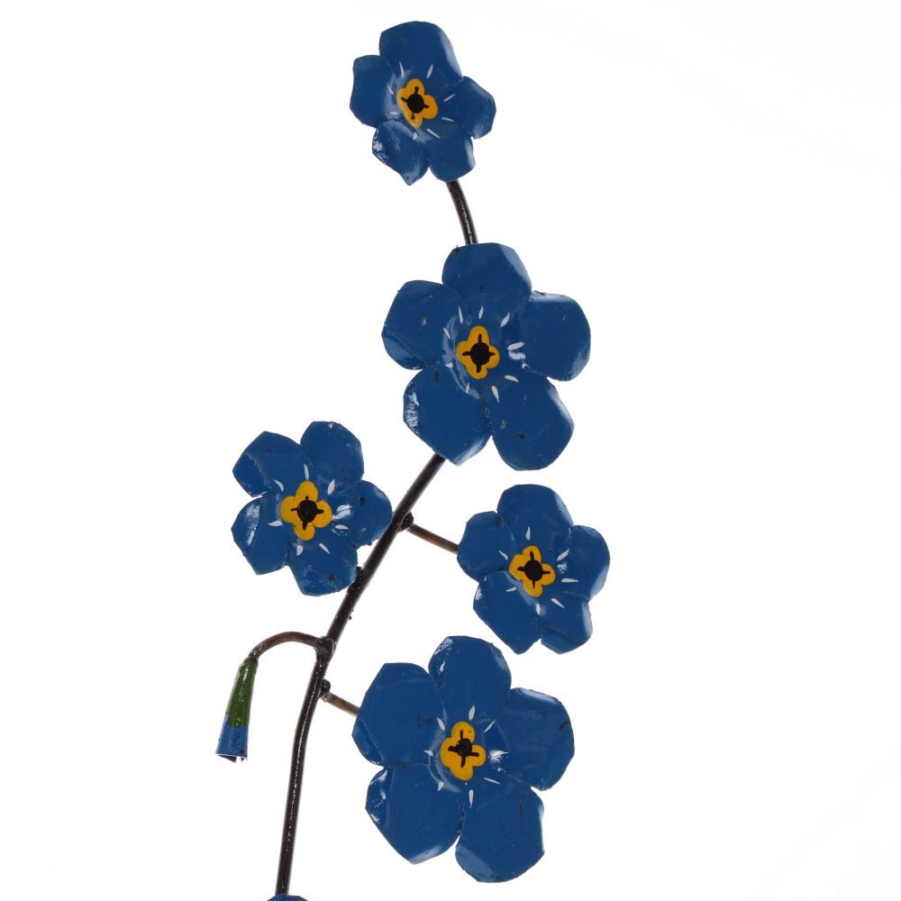 Forget Me Not Recycled Metal Flowers - Angela Reed -