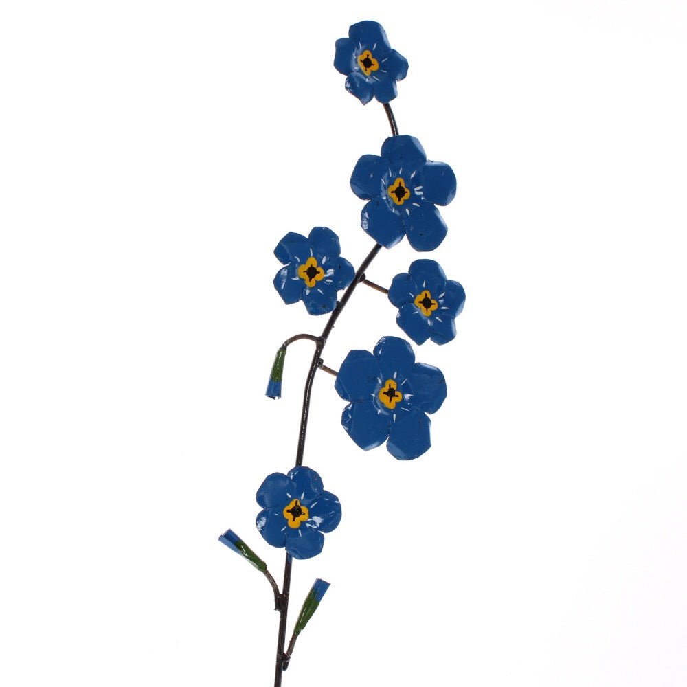 Forget Me Not Recycled Metal Flowers - Angela Reed -