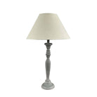 Garaffe table lamp with natural shade