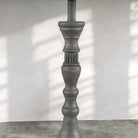 Garaffe table lamp with natural shade