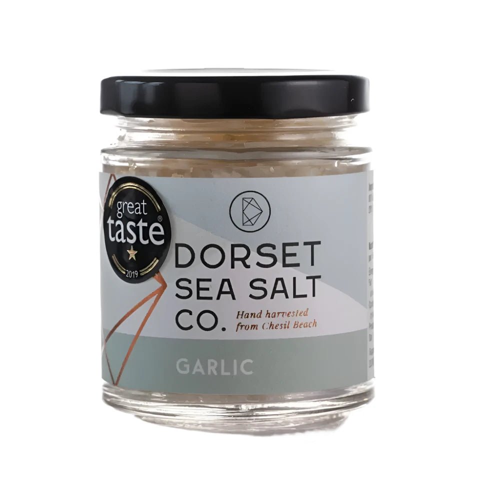 Garlic Infused Dorset Sea Salt (100g) - Angela Reed - Food and Drink