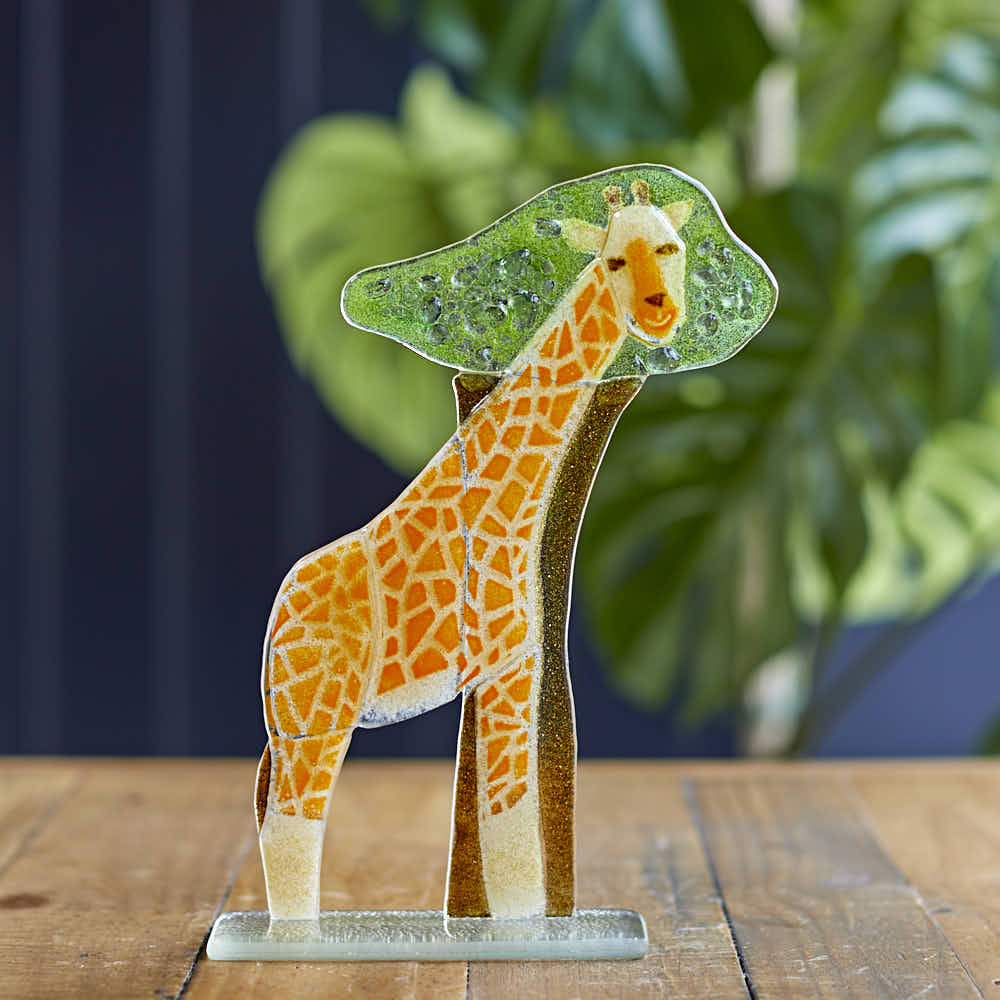 Gerald The Giraffe Glass Ornament - Angela Reed - 