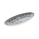 Giant Hand Made Oval Dish, Rainbow