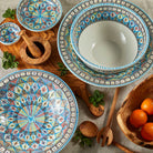 Giant Hand Made Oval Dish, Rainbow