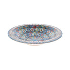 Giant Hand Made Serving Bowl, Rainbow