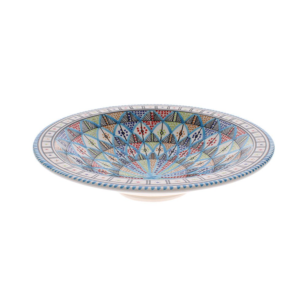 Giant Hand Made Serving Bowl, Rainbow - Angela Reed - 