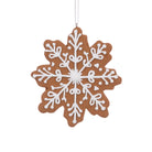 Gingerbread Snowflake Hanger