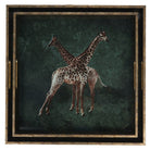 Giraffe Decorative Set of 2 Nesting Trays