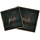 Giraffe Decorative Set of 2 Nesting Trays