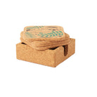 Giraffes Cork Coaster, Set of 4 - Angela Reed - 