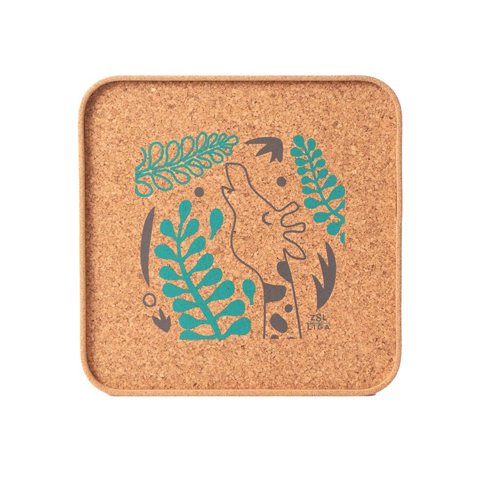 Giraffes Cork Tray - Angela Reed - 