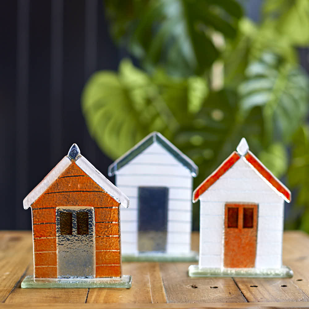 Glass Beach Hut (Assorted colours) - Angela Reed - 