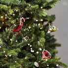 Glass Candy Cane Martini Bauble - Angela Reed - Christmas Decorations