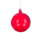 Glass Red Bauble, Large