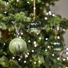 Glass Snowdrop Bauble, Small