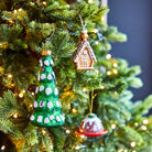 Glass Tree Bauble with Fairy Lights