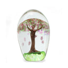 Glass Tree Paperweight