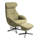 Globe Fabric Swivel Recliner Chair - Angela Reed - 