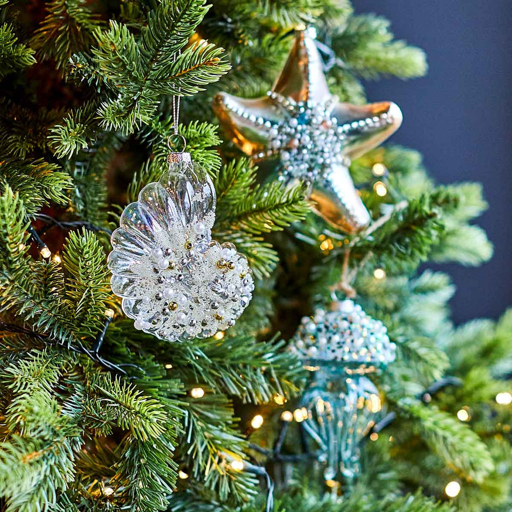 Gold Ammonite Bauble - Angela Reed - Christmas Decorations