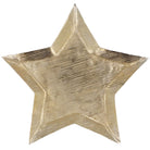 Gold Metal Star Plate, Large