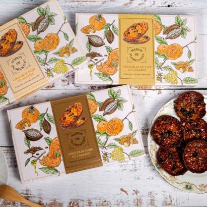 Gourmet Florentines, Salted Butter Caramel and Milk Chocolate - Angela Reed - Food and Drink