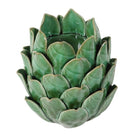 Green Artichoke Candle Holder