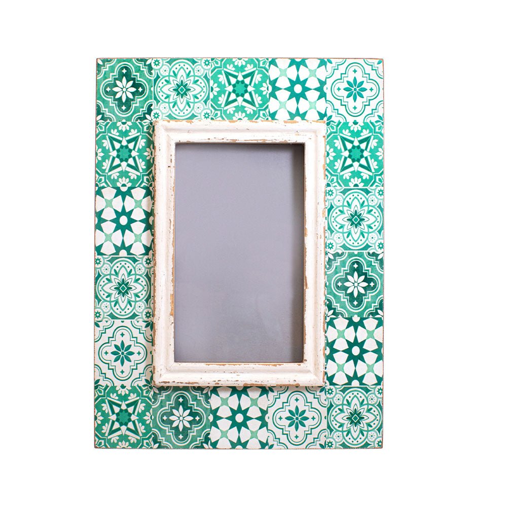 Green Mosaic Tile Photo Frame - Angela Reed - 