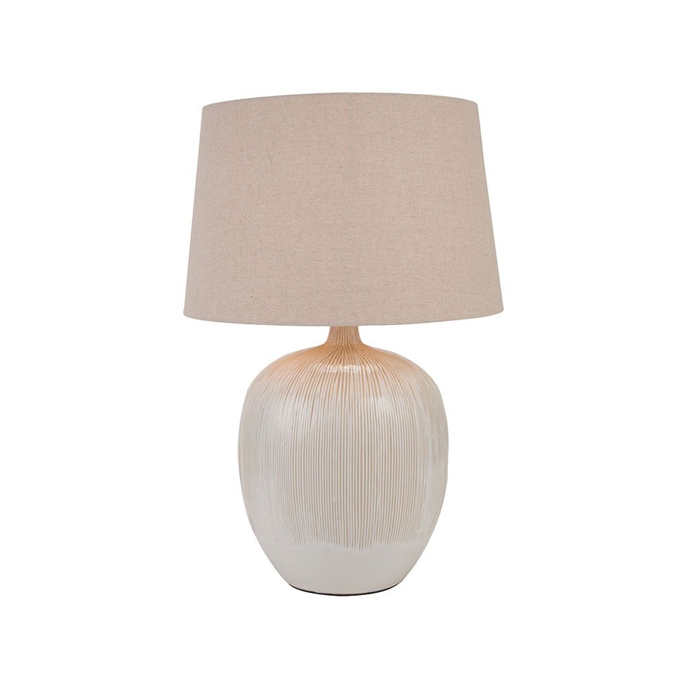 Greta Natural Textured Table Lamp