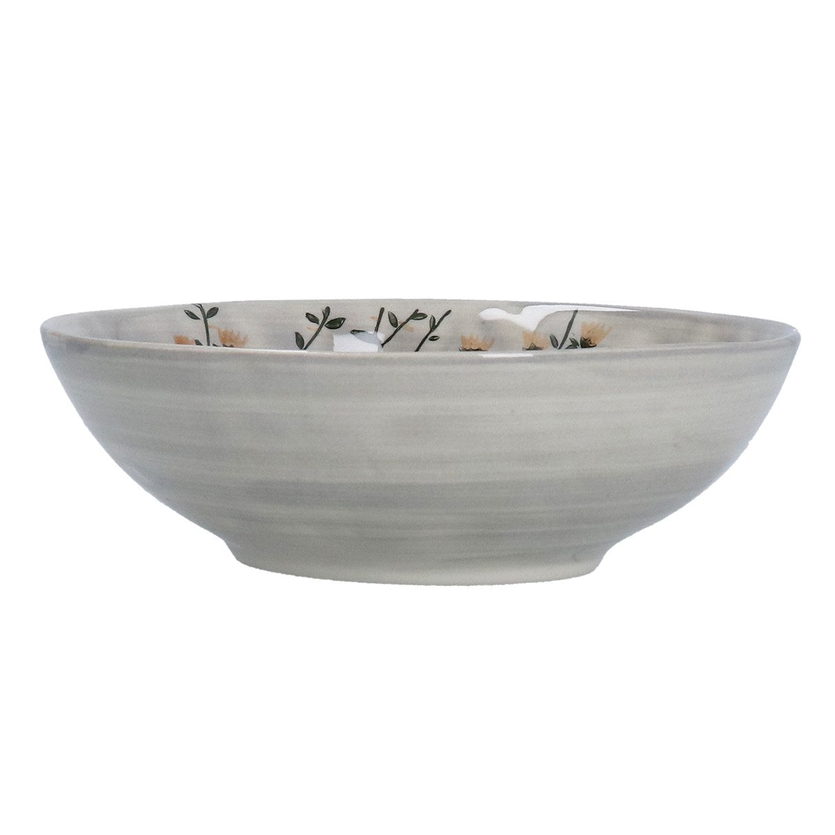 Grey Wild Daisy Bowl - Angela Reed - 