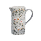 Grey Wild Daisy Jug - Angela Reed - 