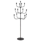 Hand Forged Tall Black Candelabra