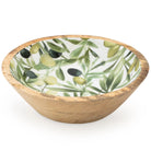 Handcrafted Mango Wood Bowl, Olives